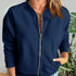 Oversize Reißverschlussjacke Damen | Lässige Schicht für Alltag & Stil